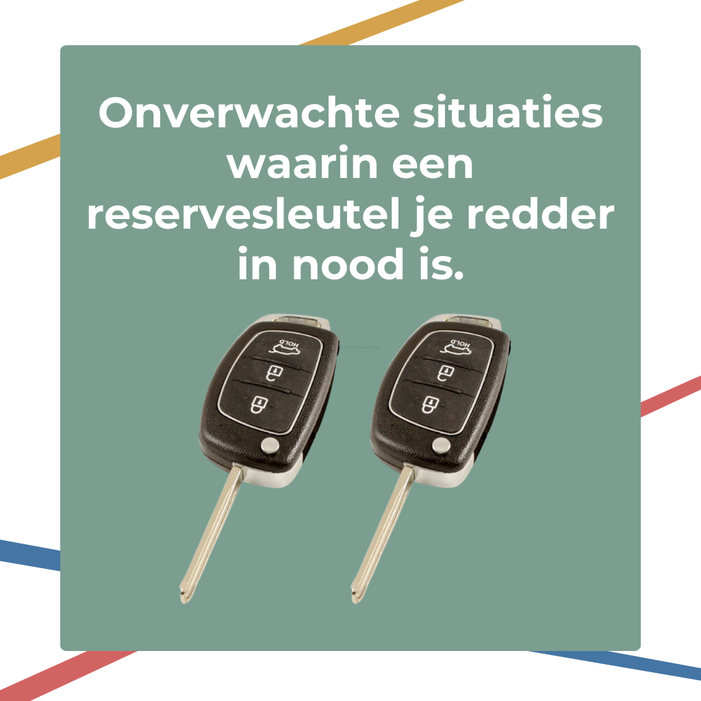 Onverwachte situaties waarin een reservesleutel je redder in nood is